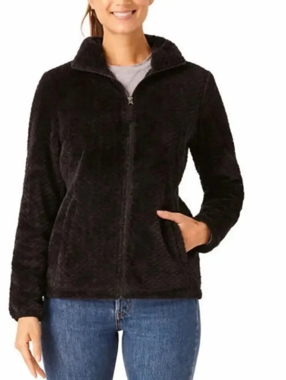 FREE2B Butter Pile Fleece Jacket